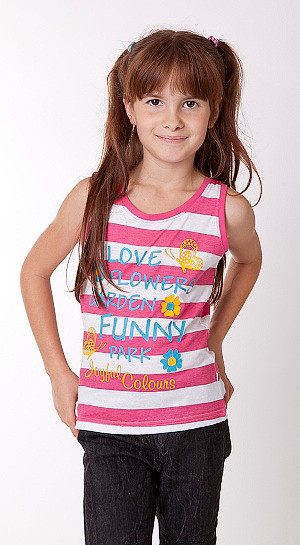 Dívčí bavlněné tílko ,český výrobce, 98