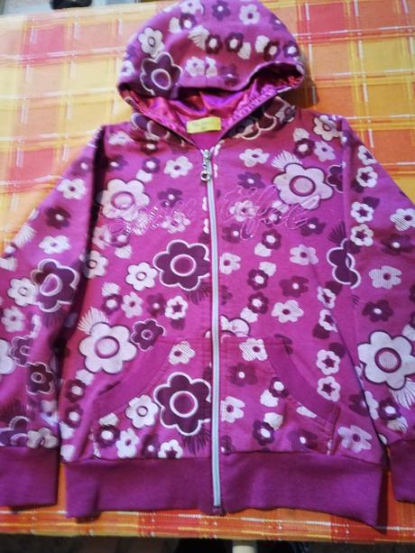 Mikina dívčí kytičková., 122