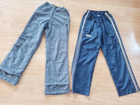 Kalhoty vyteplené vel.122-134, 122