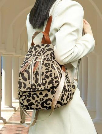 Leopardí malý batůžek s popruhem přes rameno, 