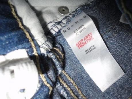 Jako nové rifle slim, nutmeg, vel. 2-3 roky, nutmeg,98