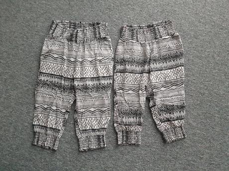 Pumpky, letní lehké, volné kalhoty, lindex,122