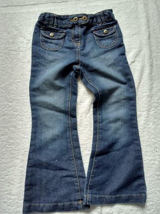 Tmavě modré rifle do zvonu, george,116