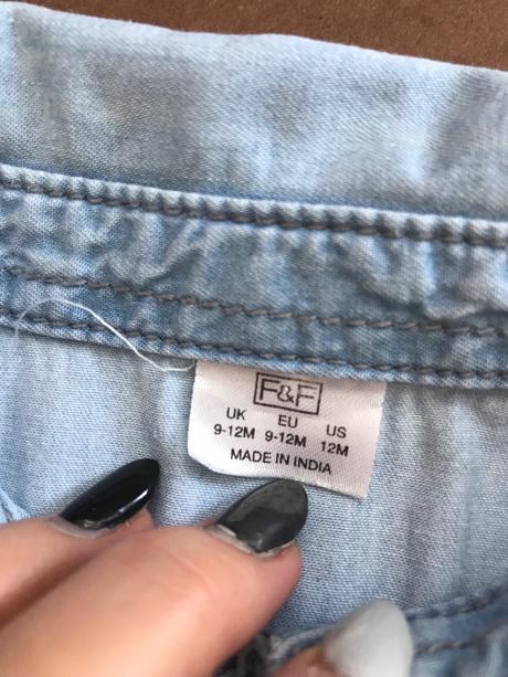 Šaty letní - v.9/12 měs., f&f,80