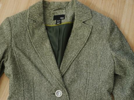 Khaki zelene sako vel.36 h&m, h&m,36