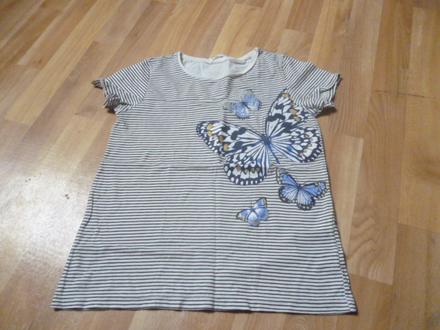 Pruhaté triko motýl 12-14, 158