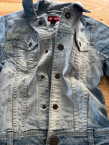 Džínová bunda h&m vel. 152, h&m,152