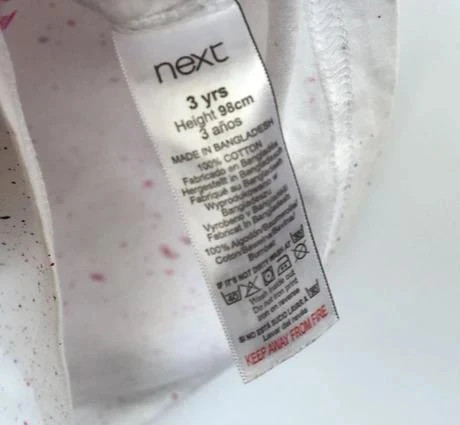 Tričko vel. 3 roky, next,98