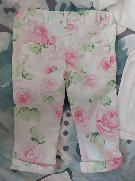 Luxusní letní 3dílný set květiny, 128