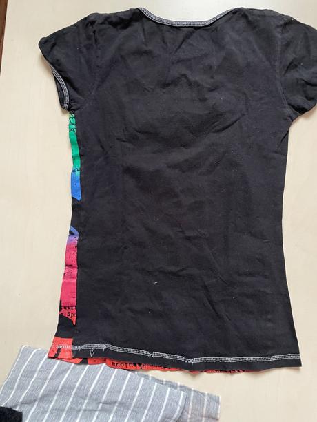 Triko a tílko a pruhované navíc, vel 146/152, 11-1, 152