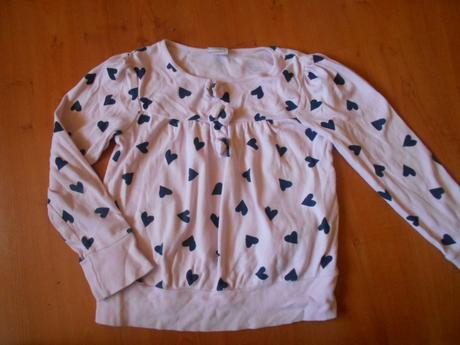 Srdíčková mikina vel 9 let, next,134