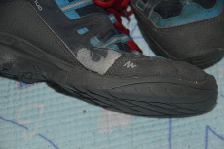 34 35 quechua kotníčkové boty waterproof, quechua,34