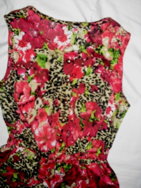 Luxusní letní overal s květy, 122