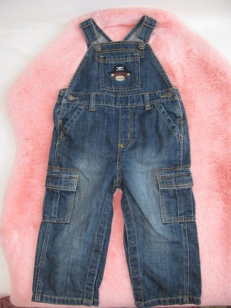 Džínové kalhoty s laclem-gymboree, gymboree,92