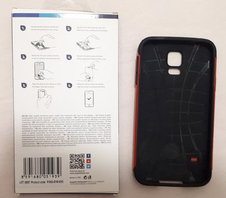 Samsung galaxy s5 - spiger kryt + ochranné sklo, samsung