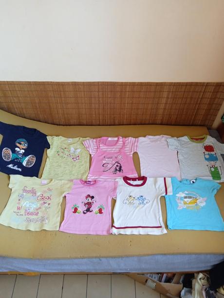 Dětská trička s krátkým rukávem - velikost 98, 98