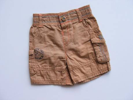K1013 plátěné chlapecké kraťasy vel. 68, disney,68