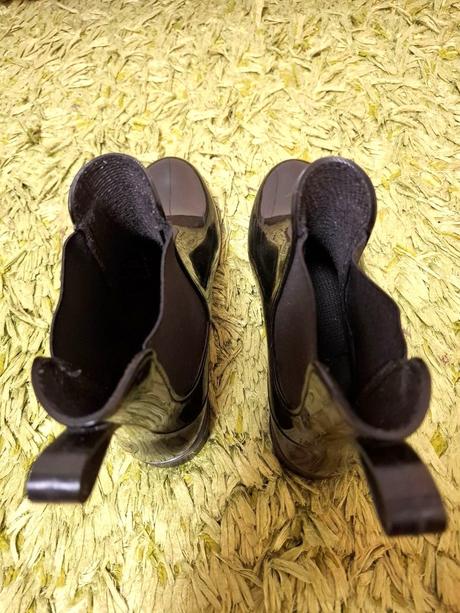 Černé nižší dámské holínky, vel. 39, 39