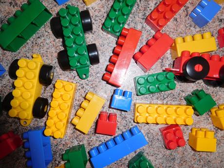 Plastové kostky 36 ks, 