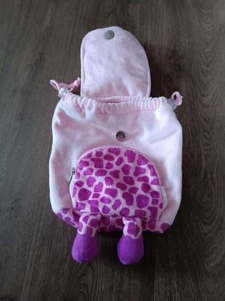 Plyšový batoh pro nejmenší - žirafa,