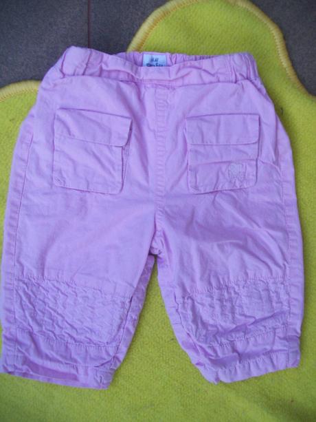 Podšité kalhoty, h&m,62