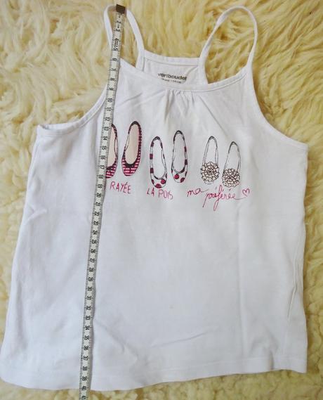 Letní top na ramínka, vertbaudet,110