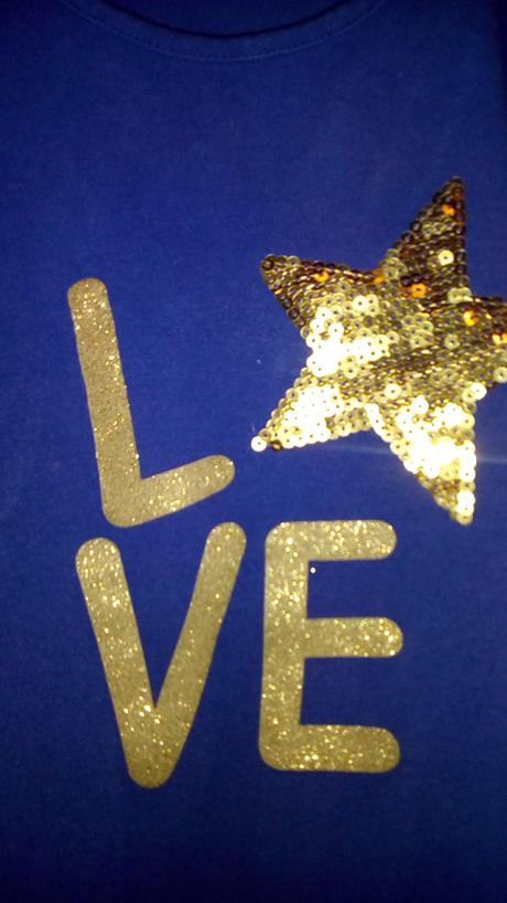 Bavlněné triko "love", pepco,116