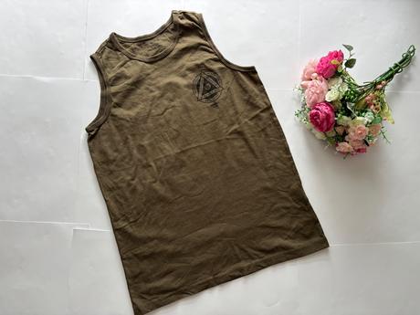 Triko letní khaki barvy- v. 11/12 let, primark,152