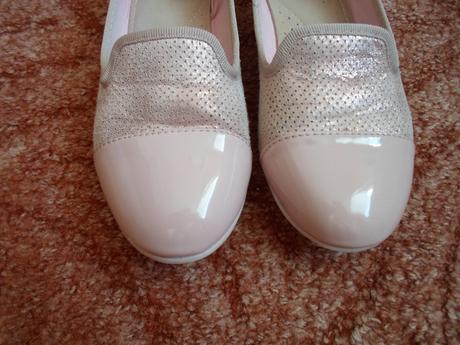 Růžové boty polobotky baleríny, lasocki,35