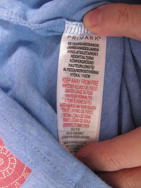 Chlapecké bavlněné modré tílko, primark,110