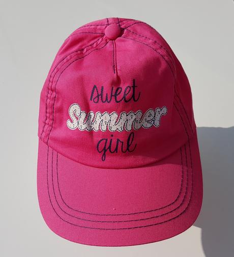 F35 dívčí plátěná kšiltovka vel. 98-104, 98