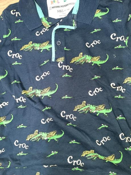 Tričko s krokodýli 104, marks & spencer,104