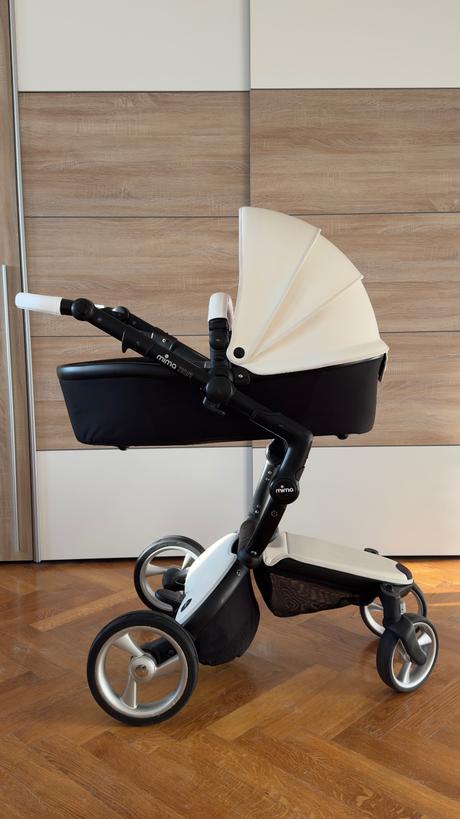 Kočárek mima xari 3g se zimní výbavou a firstbike, mima,mima xari