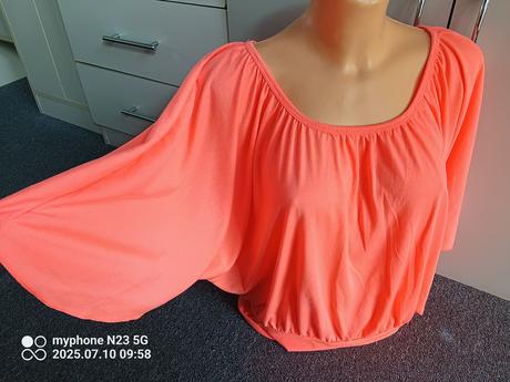 Tričko neón motýl střih vel."uni",