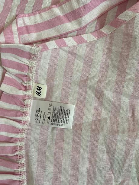 Kuchyňská zástěrka pruhovaná s nápisem - nov.á, 