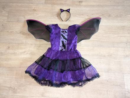 Karnevalový kostým netopýr vel. 7 - 8 let, 