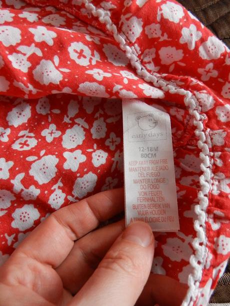 Šatičky letní červené, early days,86