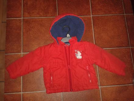 Bunda s podšívkou fleece, 74