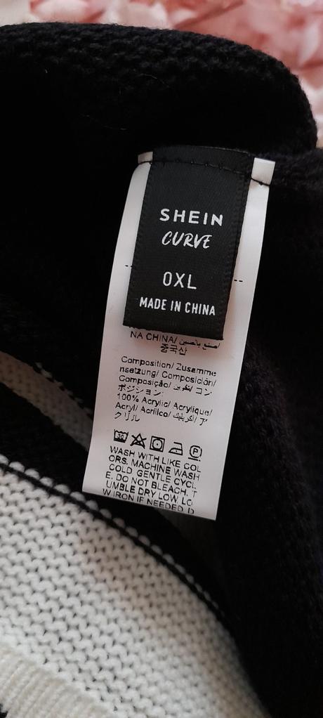 Shein kočičí svetrové šaty, xl