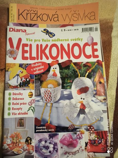 Časopisy s předlohami na křížkovou výšivku, 