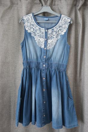 Riflové šaty 140, kik,140