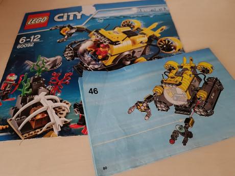 Lego city 60092 hlubinná ponorka,