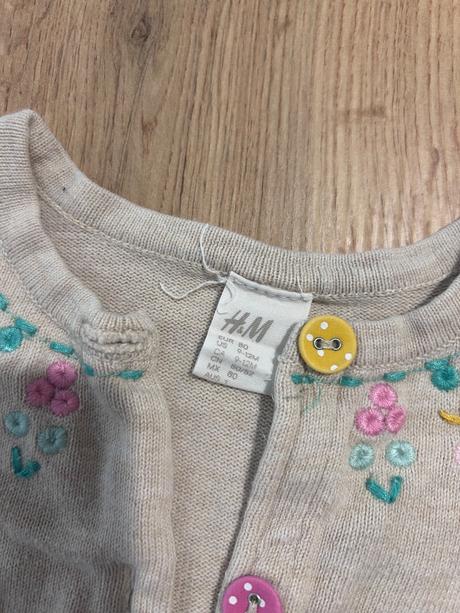 Krásný, lehký svetřík s lamou, h&m,80