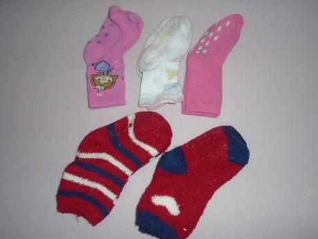 Ponožky protiskluz 5x 14-16 cm 23-28, 25