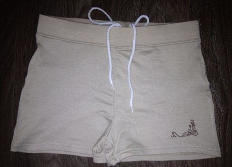 Béžové elastické kraťasy, m