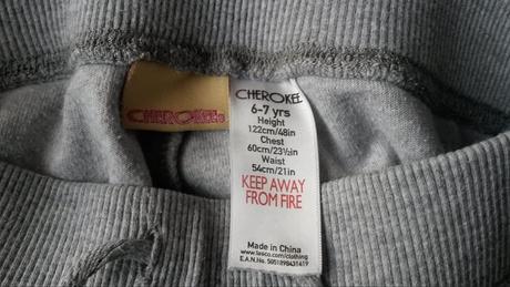 Šedé sametové tepláky vel. 122, cherokee,122