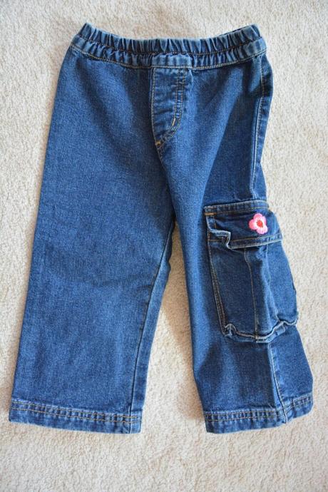 Kalhoty - rifle a džíny 12-18m, next,86