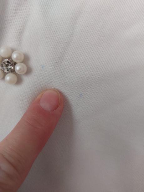 Mikina zdobené kamínky a perličkami, 146