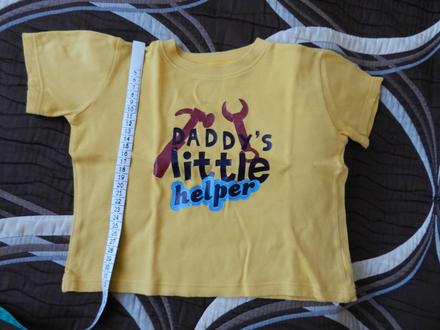 Tričko krátký rukáv pomocník, marks & spencer,98