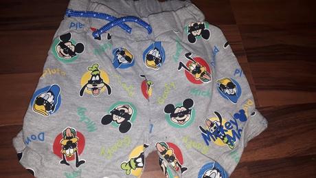 Šedé kraťase mickeymaus 86 primark, primark,86